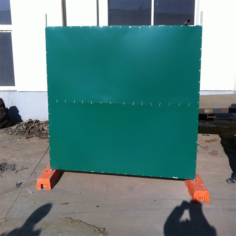 Solid Plastic Temporary Fence Panels:  Privacy and Security