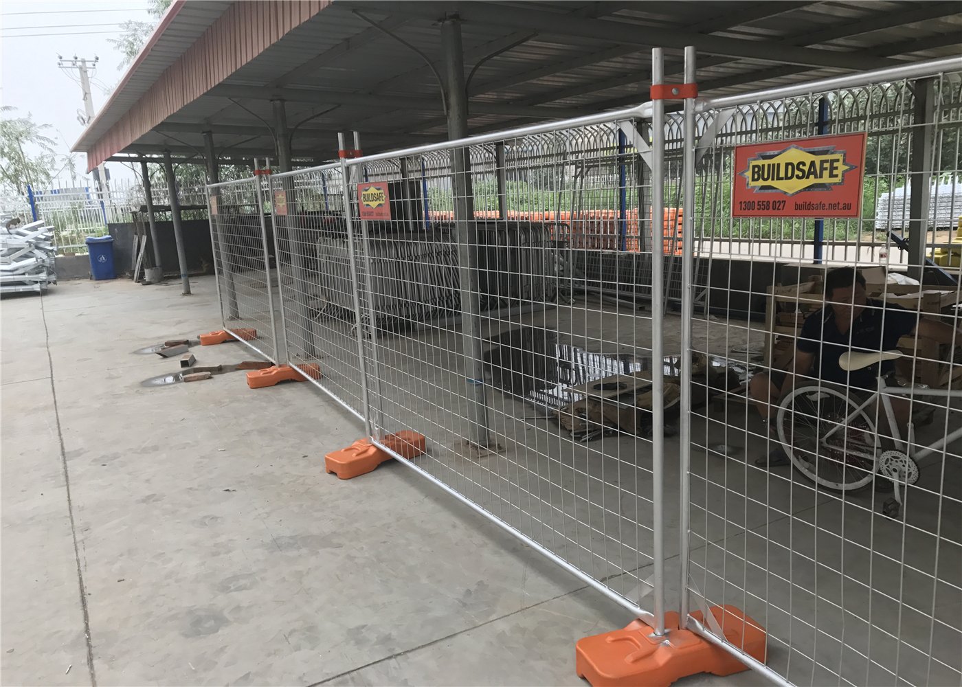 Galvanized Temporary Fencing for Construction & Events